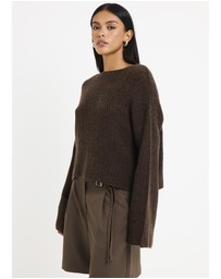 Subtitled - Monica Ladder Long Sleeve Knit Sweater