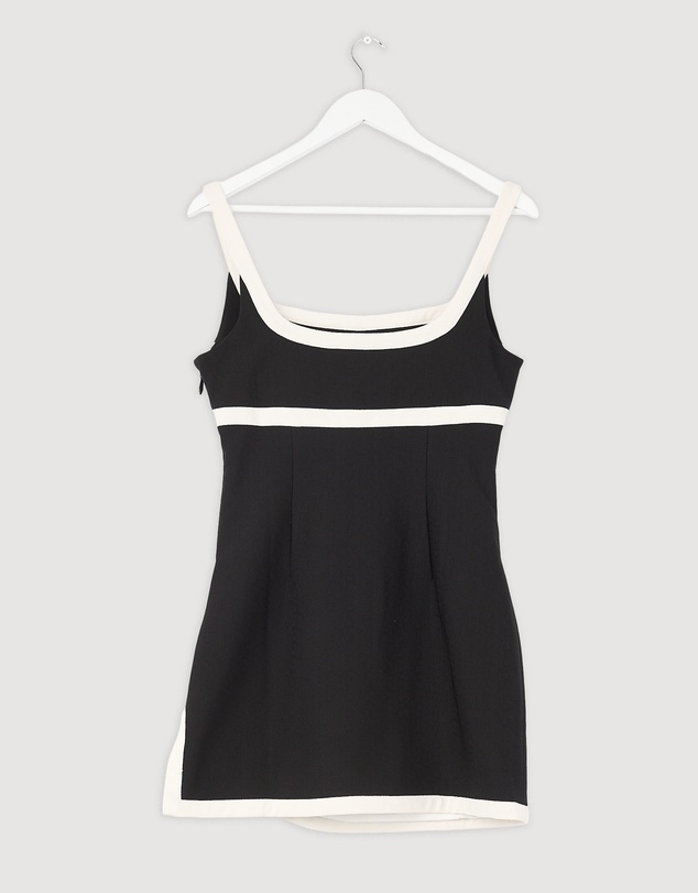 Revibe - Repaired BY JOHNNY. Calypso Splice Mini Dress - AU 10