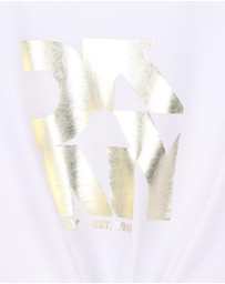 DKNY - Glossy Logo Short Sleeve T-Shirt - Kids-Teens