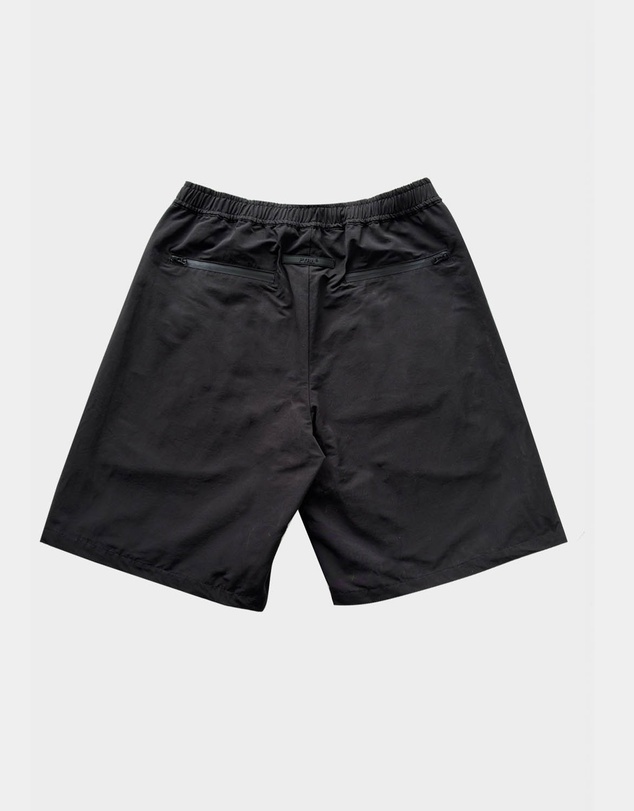 PYRA - Nero Nylon Pleat Short