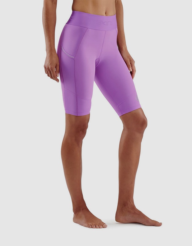 SKINS - SKINS Compression Series-3 Women's Half Tights Activewear Iris Orchid