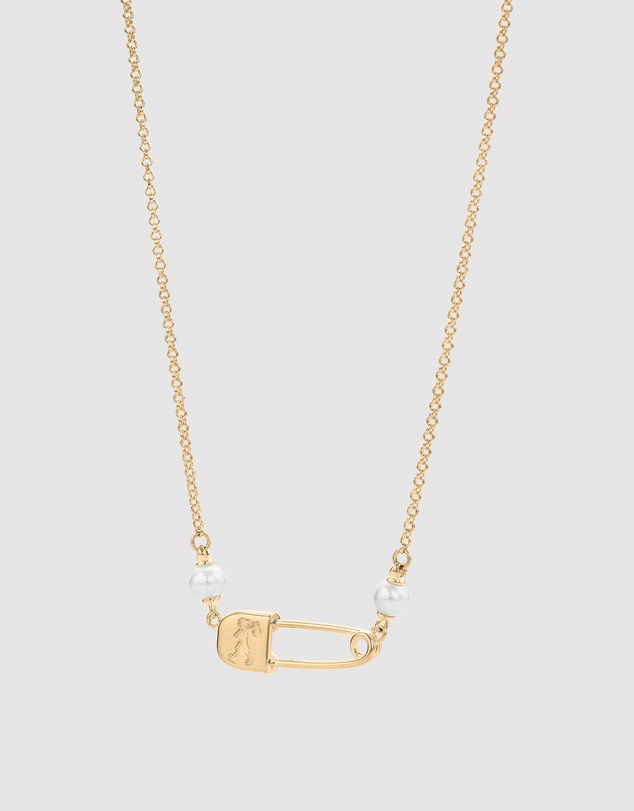 Karen Walker - Mini Runaway Safety Pin Necklace