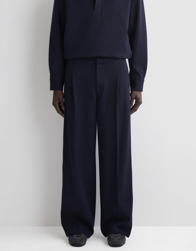 COS - Oversized Wide-Leg Jersey Trousers