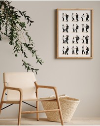 Olive et Oriel - Pulp Fiction Twist Dance II Art Print