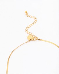 Lovisa - Waterproof Gold Plated Stainless Steel Stars Night Pendant Necklace