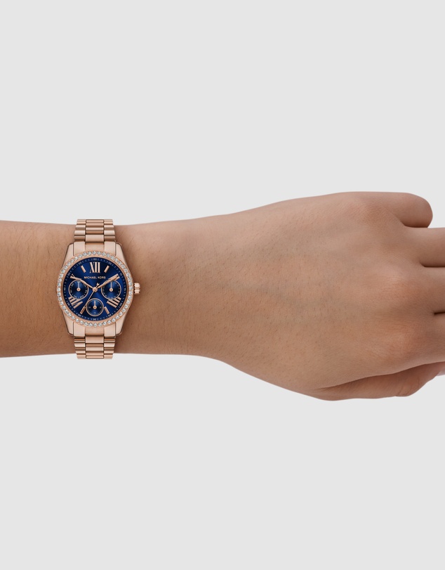 Michael Kors - Lexington Rose Gold Analogue Watch