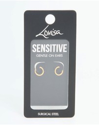 Lovisa - Gold Plated Surgical Steel Sleeper Earrings