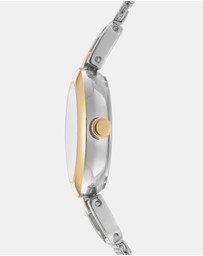 DKNY - Milanese Two-Tone 26mm Green Dial Womens Watch
