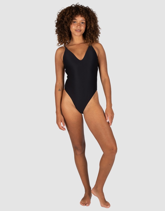 Baku Swimwear - Rococco Deep V Neck Cheeky One Piece Swimsuit