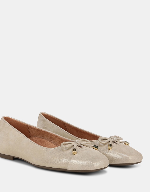 Vionic - Klara Ballet Flat - Gold Leather