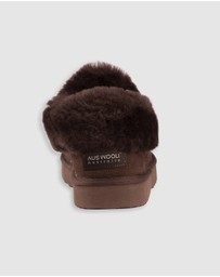 AusWooli Ugg Boots - Coogee Sheepskin Wool Ankle Slippers