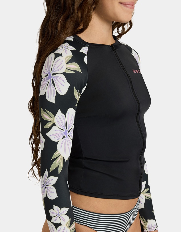 Roxy - Girls 8 to 16 Of The Pacifc Long Sleeve Rashguard