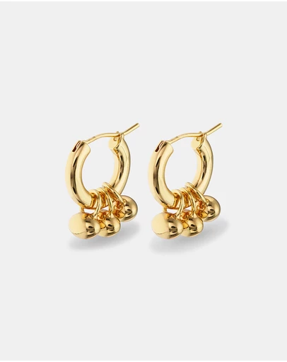 Oroton - Penny Charm Hoops