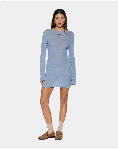 Ksubi - Crawford LS Dress Ice Blue