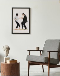 Olive et Oriel - Pulp Fiction Twist Dance I Art Print