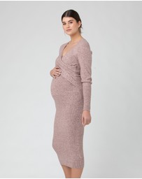 Ripe Maternity - Heidi Nursing Knit Dress