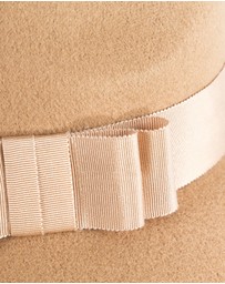 Max Alexander - Wide Brim Beige Winter Hat