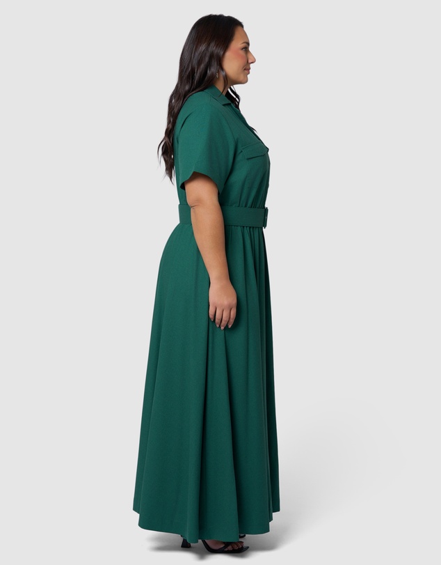 Something 4 Olivia - Gabrielle Linen Maxi Dress