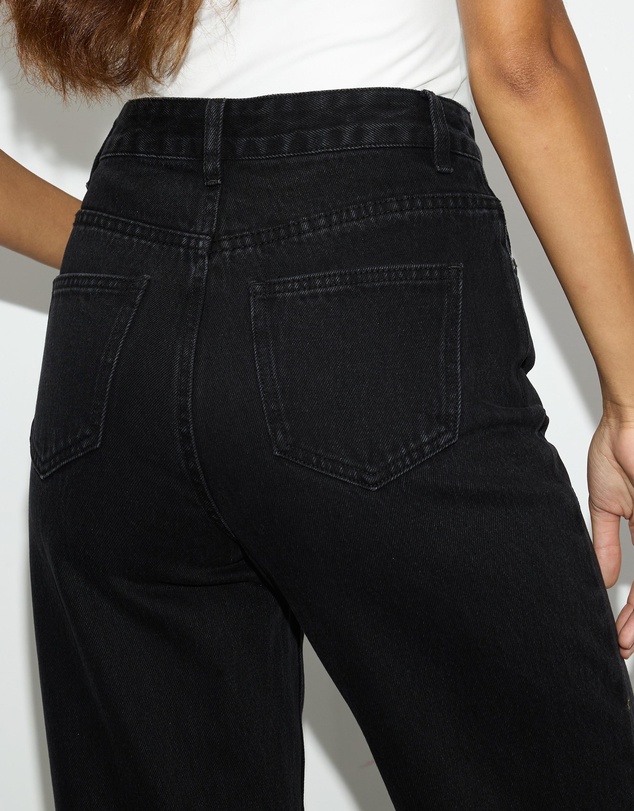 Dazie - Munich High Waisted Cropped Straight Leg Jeans