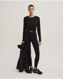Witchery - Cross Front Long Sleeve Top