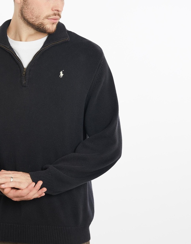 Vintage by The Real Deal - Pre Loved - Vintage 90s Polo Ralph Lauren Quarter Zip Knit Sweater