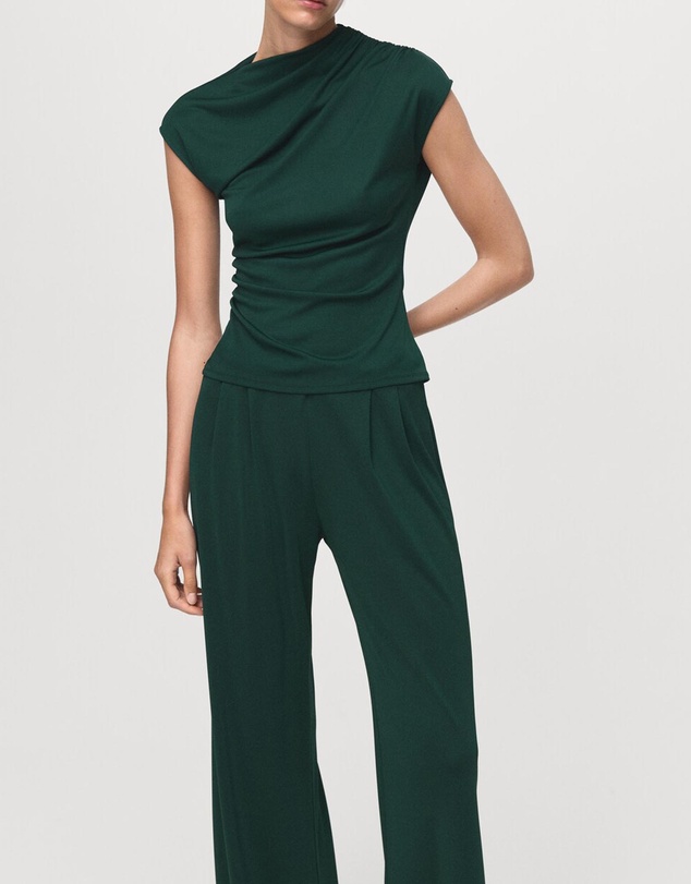 M.N.G - Pleated Wide Leg Trousers