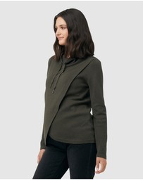 Ripe Maternity - Cassie Cross Over Nursing Knit