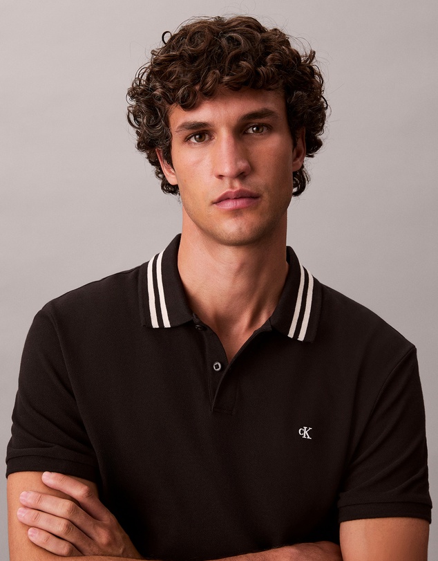 Calvin Klein Jeans - Casual Pique Classic Tipped Polo Shirt