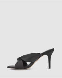 Siren - Nicola Satin Knot Mules
