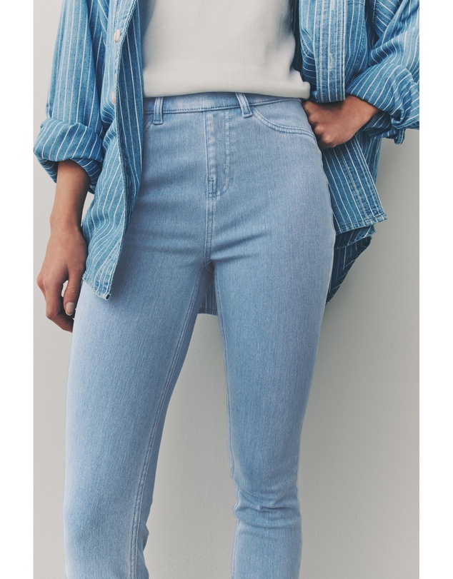 NEXT - Cropped Denim Jersey Leggings