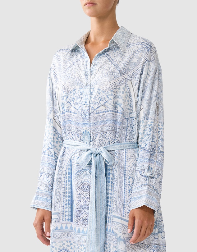 Camilla - Shirt Dress With Back Button Detail