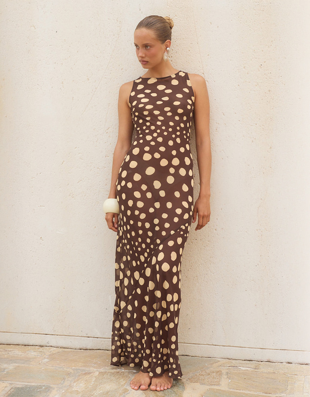Runaway the Label - Kai High Neck Maxi Dress