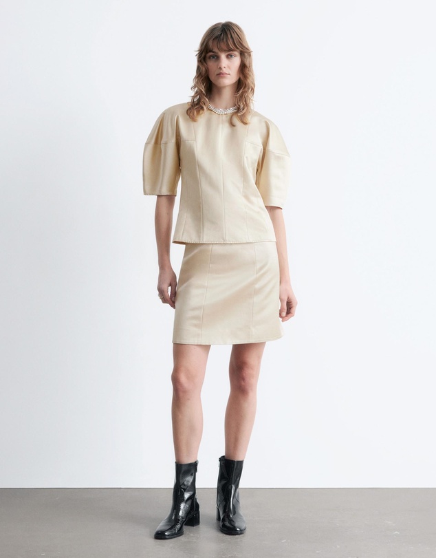 & Other Stories - Satin Mini Skirt