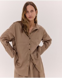 Cloth & Co. - The Split Back Shirt | Praline