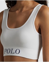 Polo Ralph Lauren - Ribbed Wireless Cropped Tank Top Bra