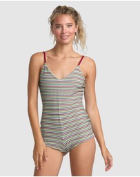 RVCA - Womens Aren Surf Suit One Piece Swimsuit