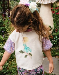 Fleur Harris - Silky's Shimmer Sweet Tee in Lilac