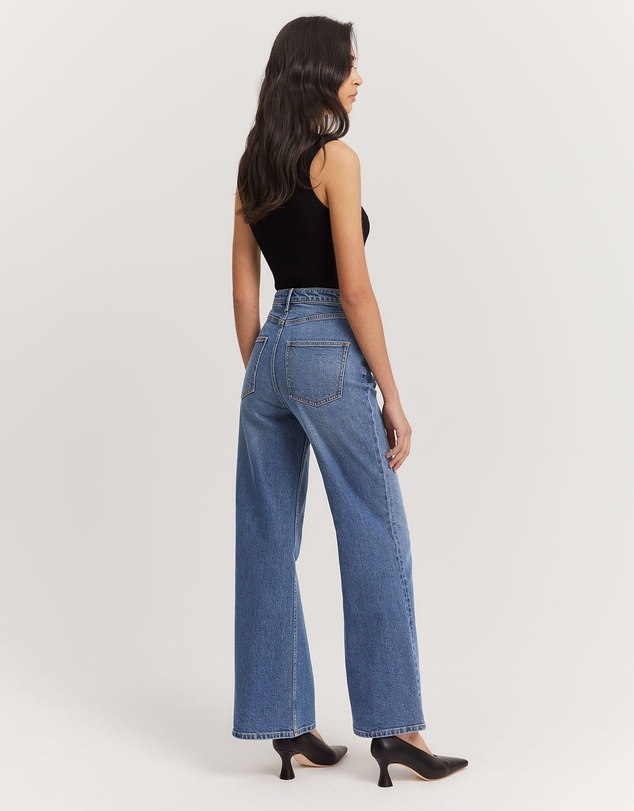 Country Road - Australian Cotton Blend Super High Wide Leg Jean