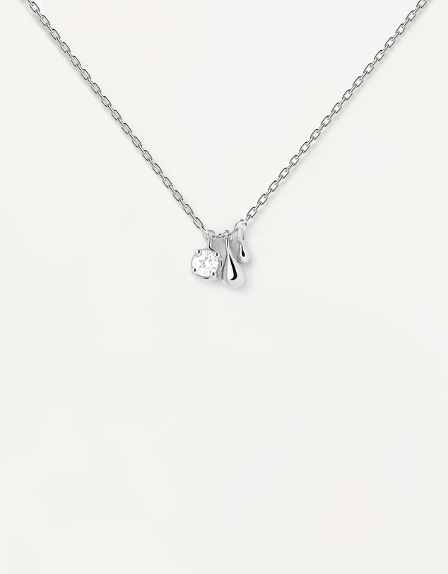 PDPAOLA - Water Silver Necklace