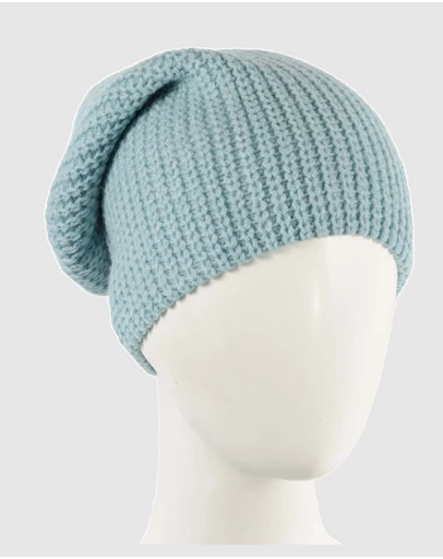 Max Alexander - European Made Turquoise Soft Wool Beanie