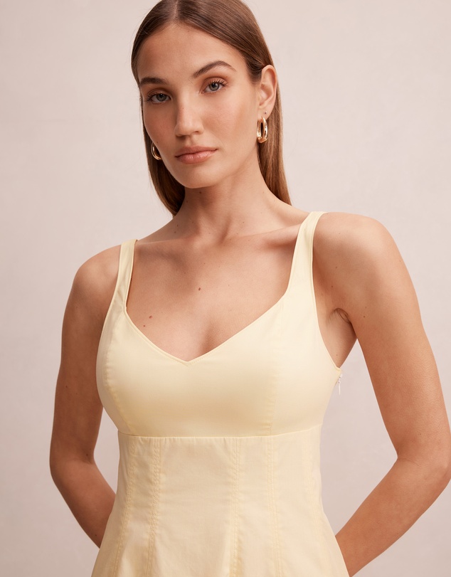 Forever New - Chessy Seamed Cotton Midi Dress