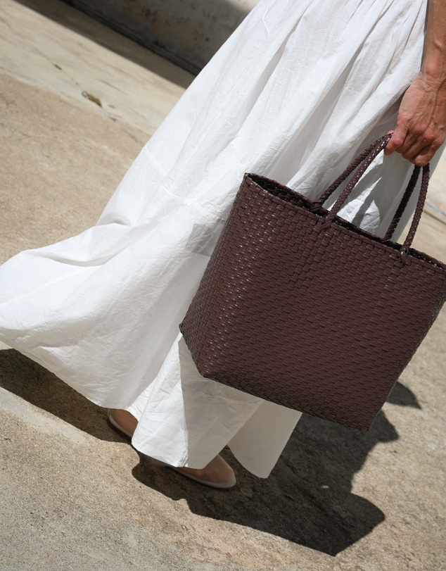Mimmi Terra - Woven Eco Tote Cioccolato