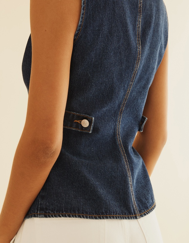 Atmos&Here - Ella Denim Vest