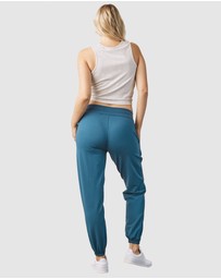 Angel Maternity - Summer Basic Maternity Crop Bamboo Top - Grey