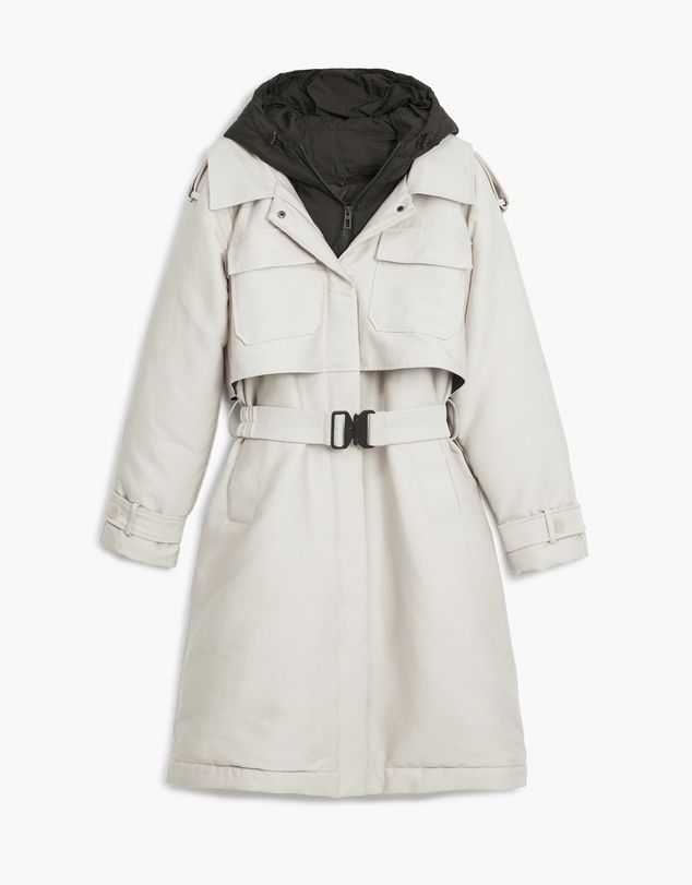 Desigual - Padded Long Overcoat