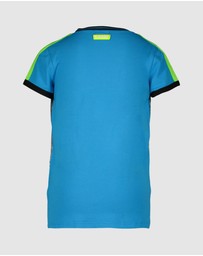 B.Nosy - Organic Colour Block Neon T-Shirt - Kids-Teens