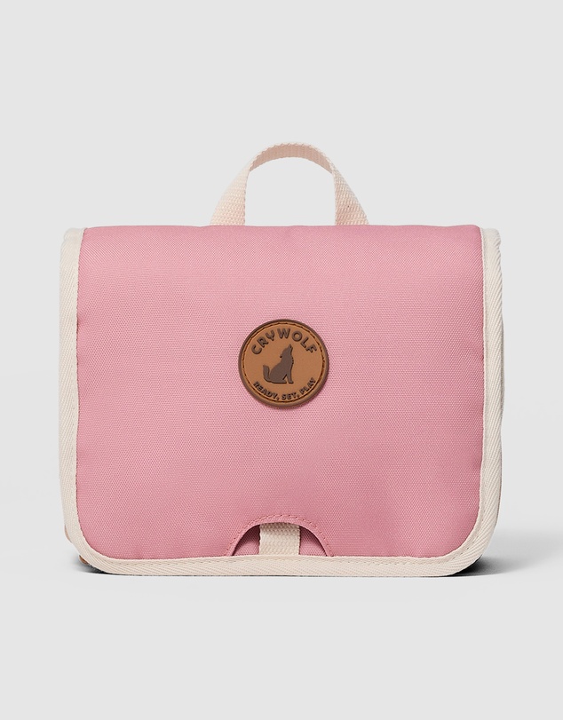 Crywolf - HANGING TOILETRY BAG Blush Colourblock