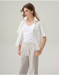 IDA+S - Claire Cotton Button Down Top