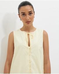 Calli - Poplin Swing Mini Dress