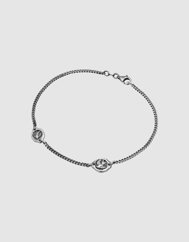 Haze & Glory - ICONIC EXCLUSIVE - Swallow Bracelet in Oxidised 925 Silver